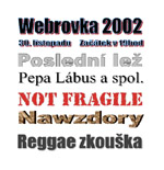 Plakát Webrovkafest 2002